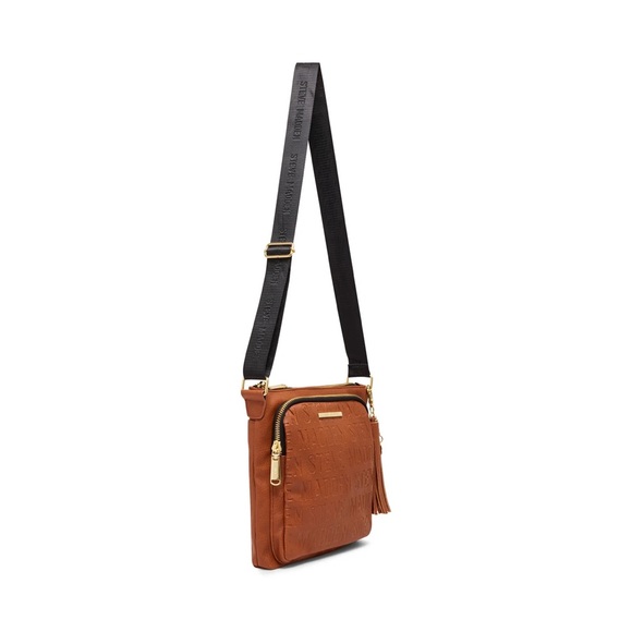 Steve Madden Cognac Logo Crossbody Bag - Picture 2 of 11